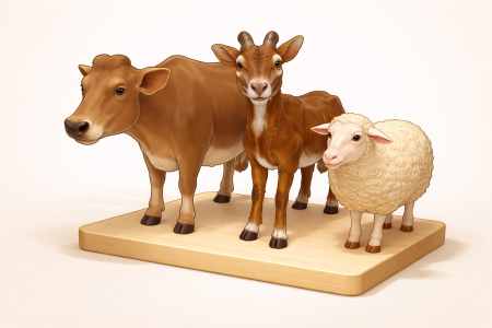 Animali finti da esposizione