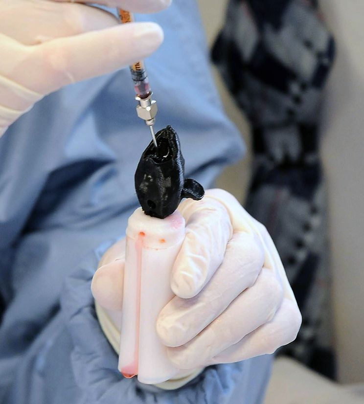 simulatore per addestramento prelievo