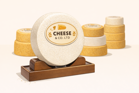 Formaggi finti di polistirolo da esposizione