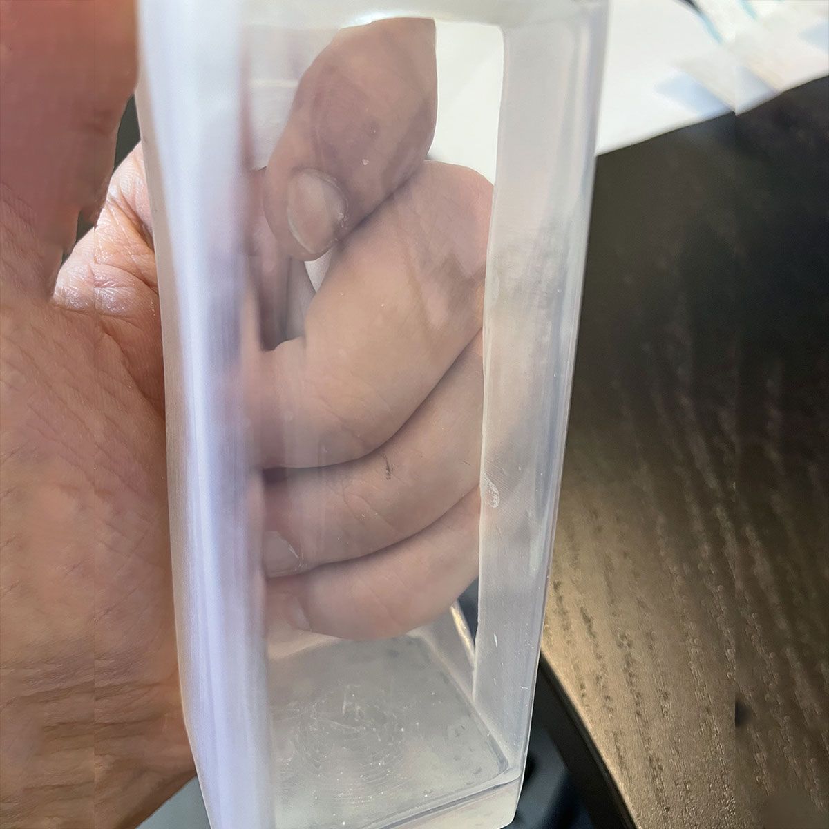 Barattolo trasparente